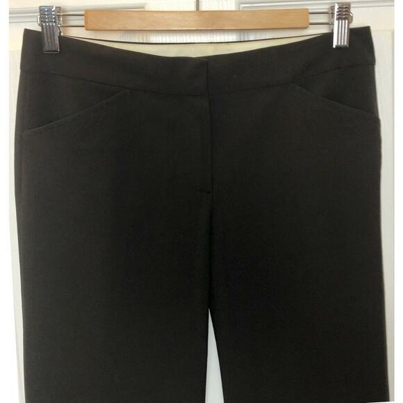 ELIE TAHARI Wool Brown Wide Leg Trouser Dress Career Pants Women's Size 4 - Picture 3 of 9